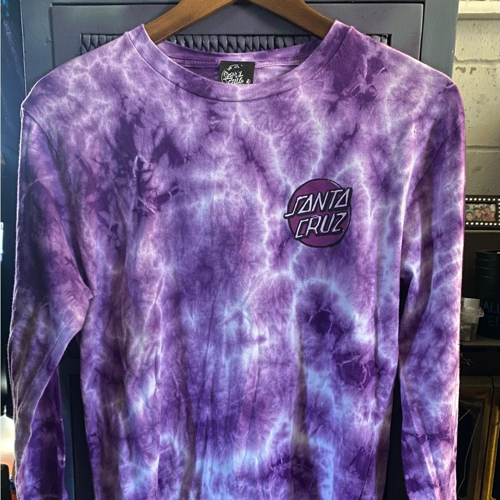 Santa Cruz Purple Tie Die Shirt